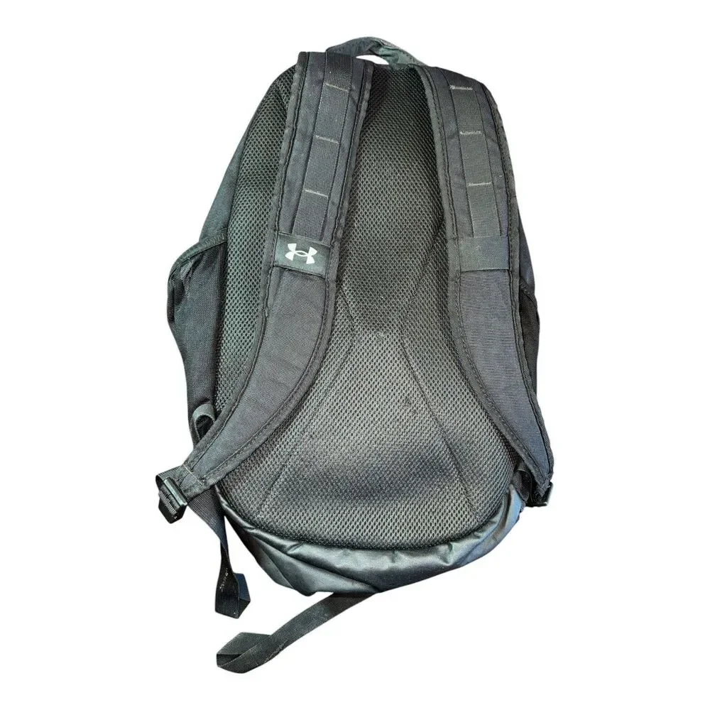 Under Armour Hustle 5.0 Backpack Black/Silver Storm Laptop Bag